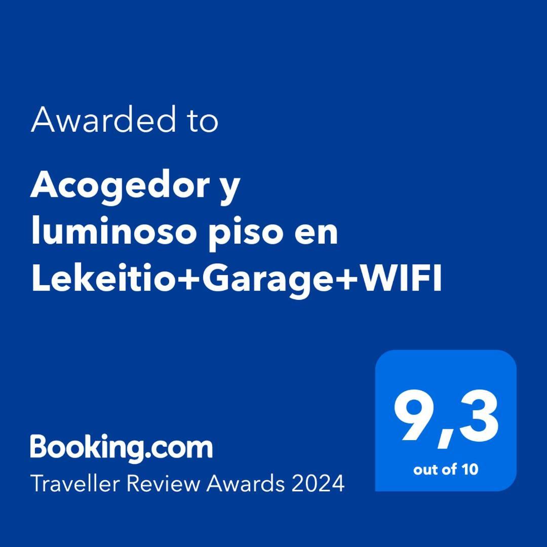 Apartamento Lekeitio, Garaje Y Wifi Экстерьер фото
